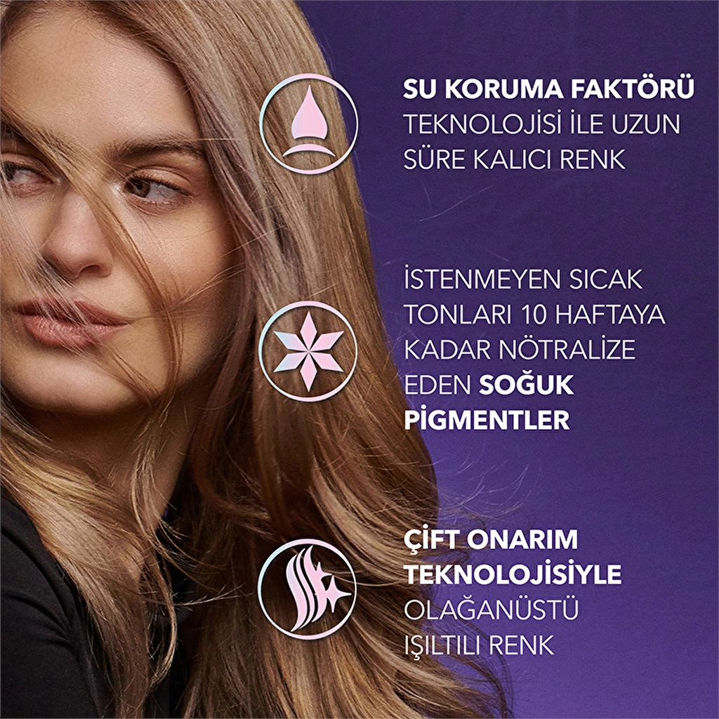 Wella Koleston 7 Kit Infinite Shimmer Ashy Shades 7/18 Shimmer Pearl Ashy Brunette