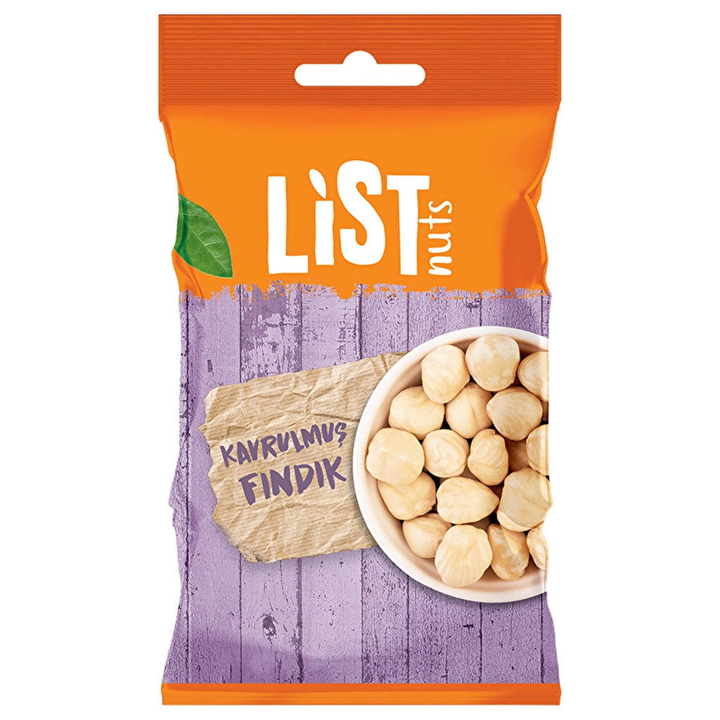List Nuts Roasted Hazelnuts 34 gr