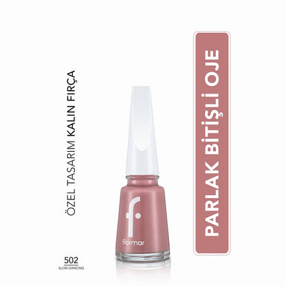 Flormar Nail Enamel Intensely Pigmented Nail Polish 310 Snow White