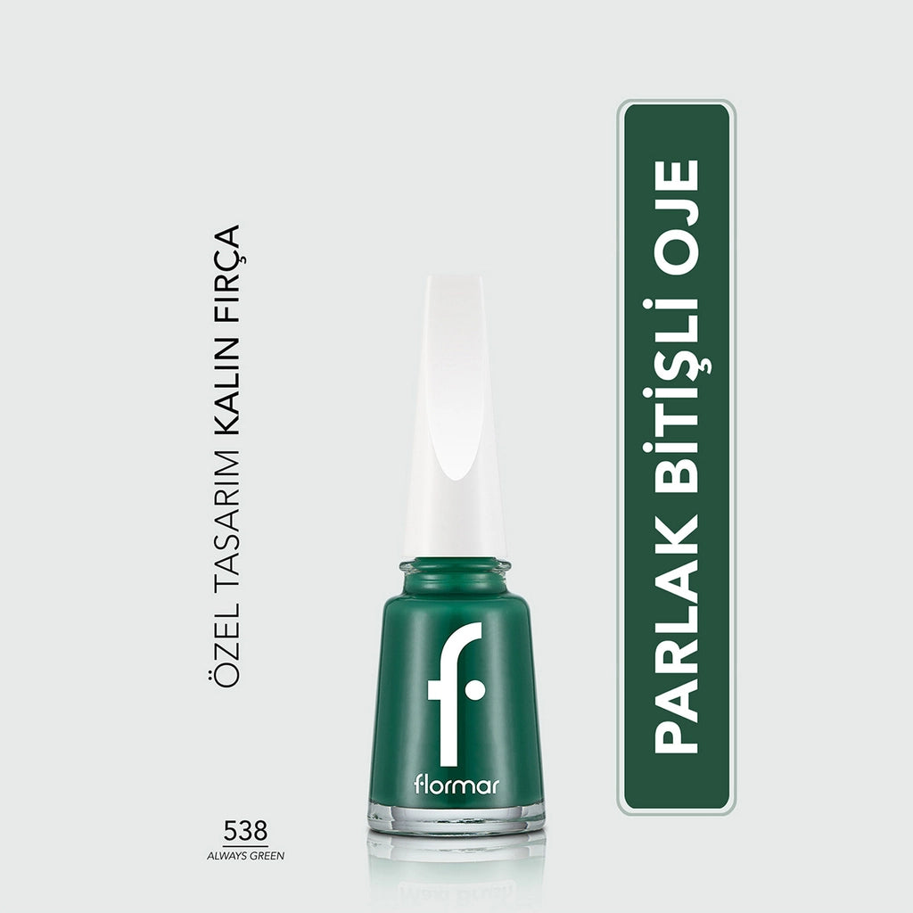 Flormar Nail Enamel Intensely Pigmented Nail Polish 310 Snow White