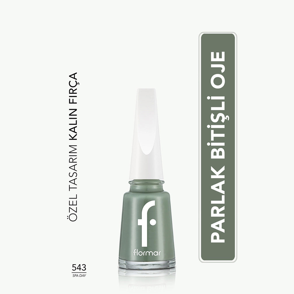 Flormar Nail Enamel Intensely Pigmented Nail Polish 310 Snow White