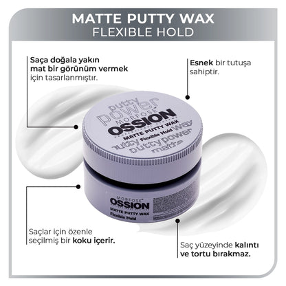Morfose Ossion Matte Putty Wax 100 ml