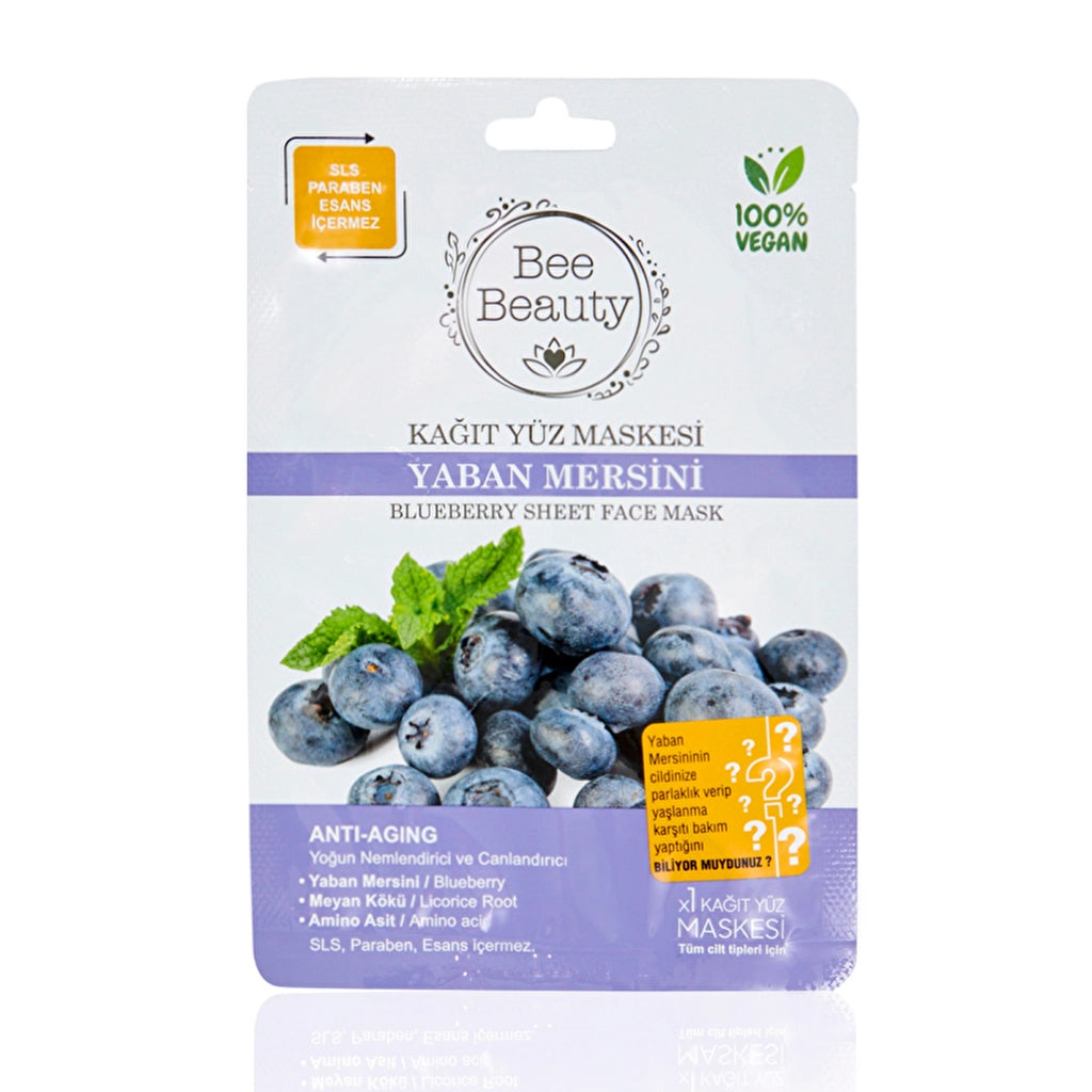 Bee Beauty Superfood Blueberry Sheet Mask