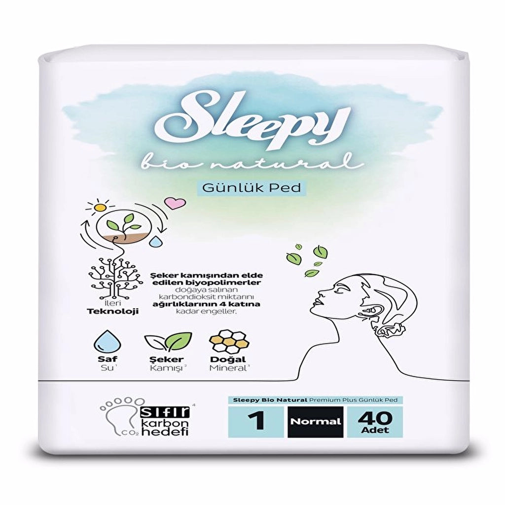 Sleepy Bio Daily (Size 1) Super Normal Pad 40&