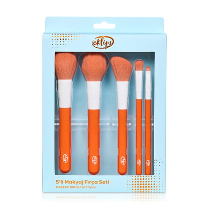 Eklips 5-Piece Makeup Brush Set Summer Collection