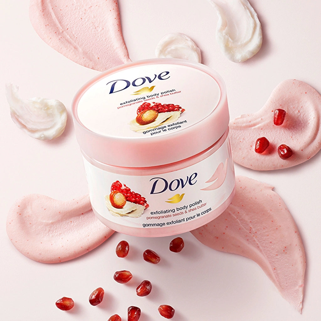 Dove Body Peeling Pomegranate Seed &amp; Shea Butter 225 ml