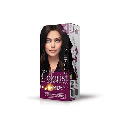 Master Colorist Premium Cream Hair Dye 8.3 Honey Foam
