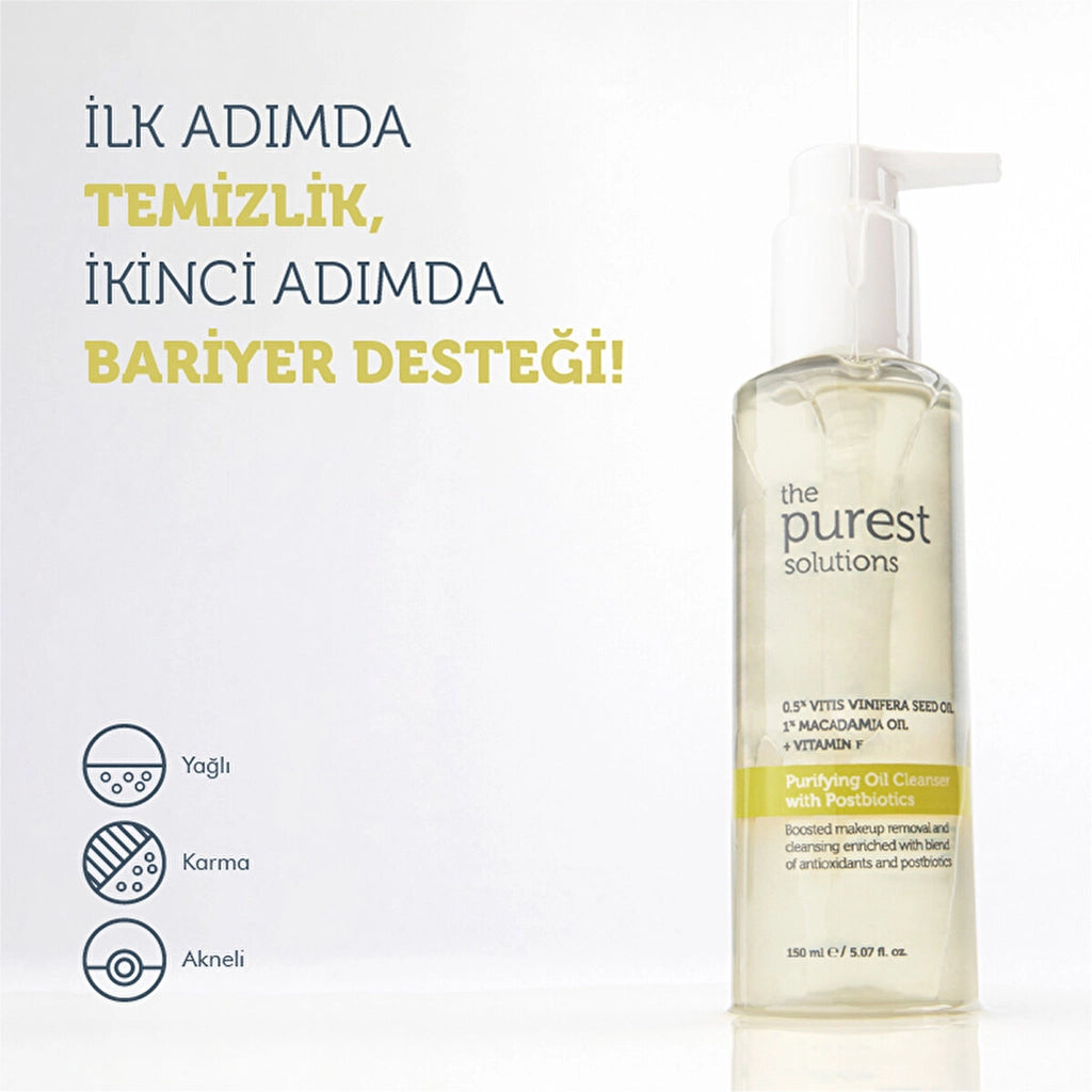 The Purest Solutions Multifunctional Purifying Cleansing Oil with Postbiotic Content 150 ml