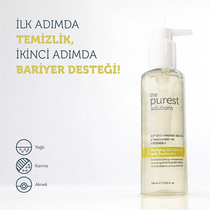 The Purest Solutions Multifunctional Purifying Cleansing Oil with Postbiotic Content 150 ml