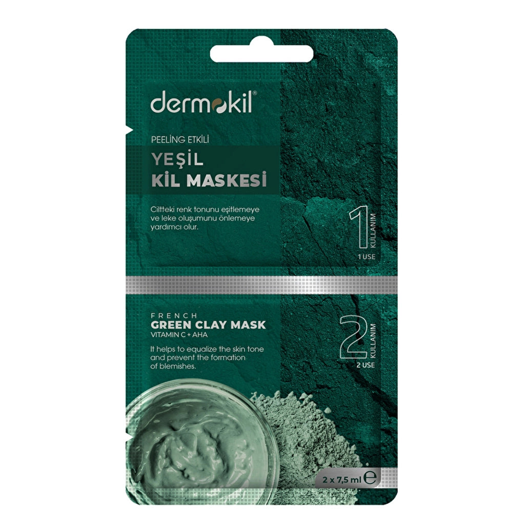 Dermokil Green Clay Mask 2 x 7.5 ml