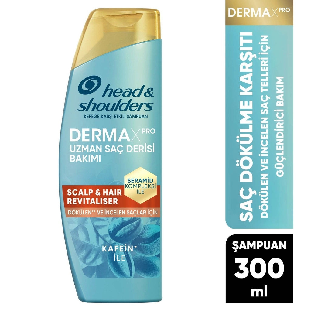 Head &amp; Shoulders DermaXPro Scalp &amp; Hair Revitaliser Anti-Hair and Dandruff Shampoo with Caffeine and Ceramide 300 ml