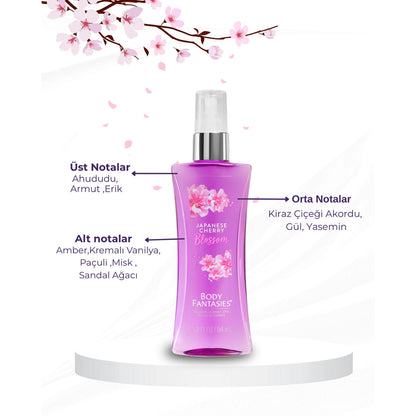 Body Fantasies Japanese Cherry Blossom Body Spray 94 ml