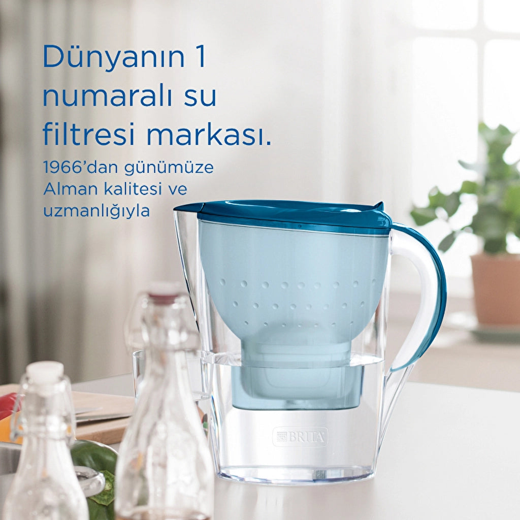 Brita Marella XL Water Purification Jug with 3 Filters - White 3.5 L