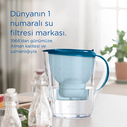 Brita Marella XL Water Purification Jug with 3 Filters - White 3.5 L