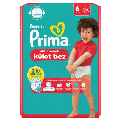 Prima Pampers Panties Baby Diaper Size 6 18 Pieces
