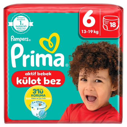 Prima Pampers Panties Baby Diaper Size 6 18 Pieces