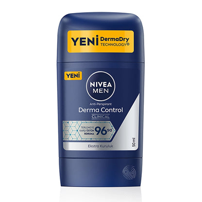 Nivea Men Male Stick Deodorant Derma Control Clinical 50 ml