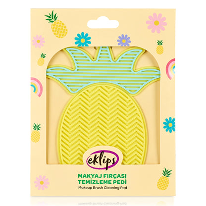 Eklips Makeup Brush Cleansing Pad Pineapple