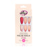 Eklips False Nails Pink French Almond 24-Piece