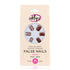 Eklips False Nails Brown Square 24-Piece