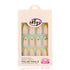 Eklips Fake Nails Heart French Almond 24-Piece