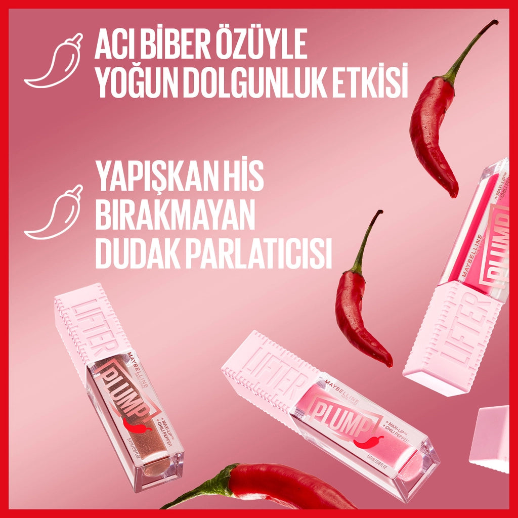 Maybelline New York Lifter Plump Lip Gloss 005 Peach Fever