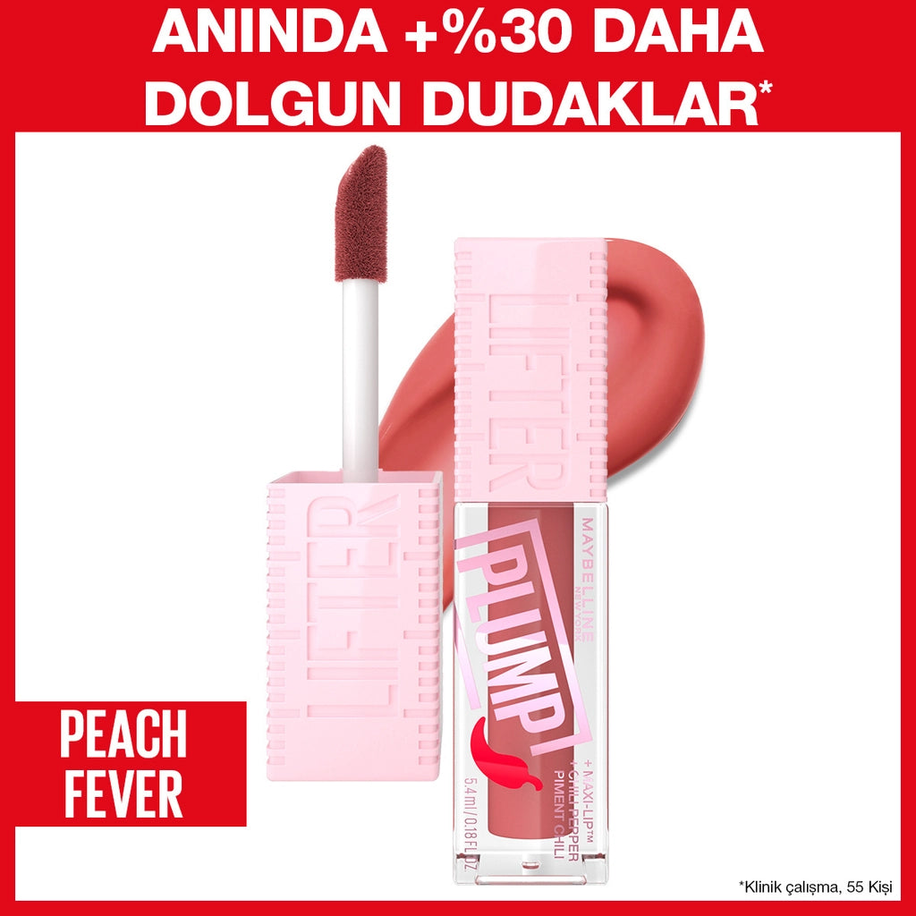 Maybelline New York Lifter Plump Lip Gloss 005 Peach Fever