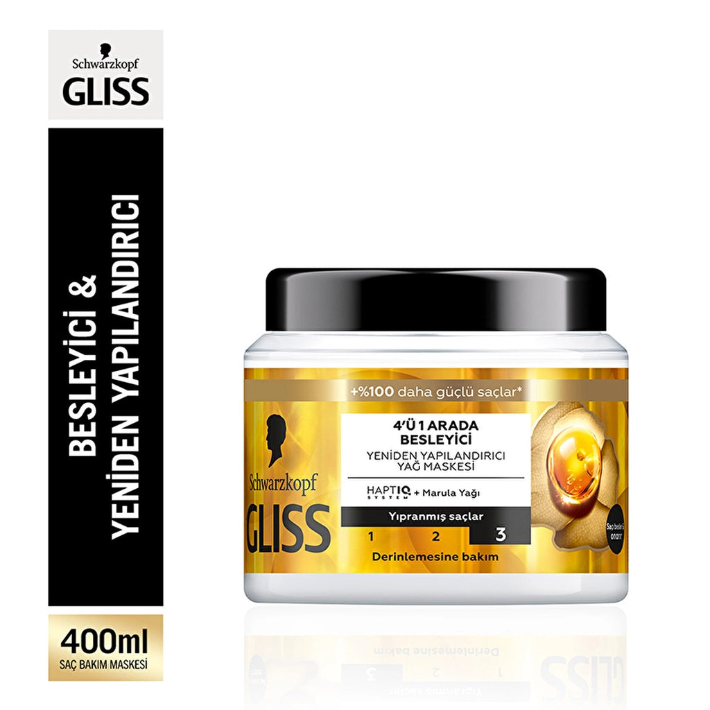 Gliss Oil Nutritive 4 in 1 Nourishing &amp; Restructuring Oil Mask 400 ml