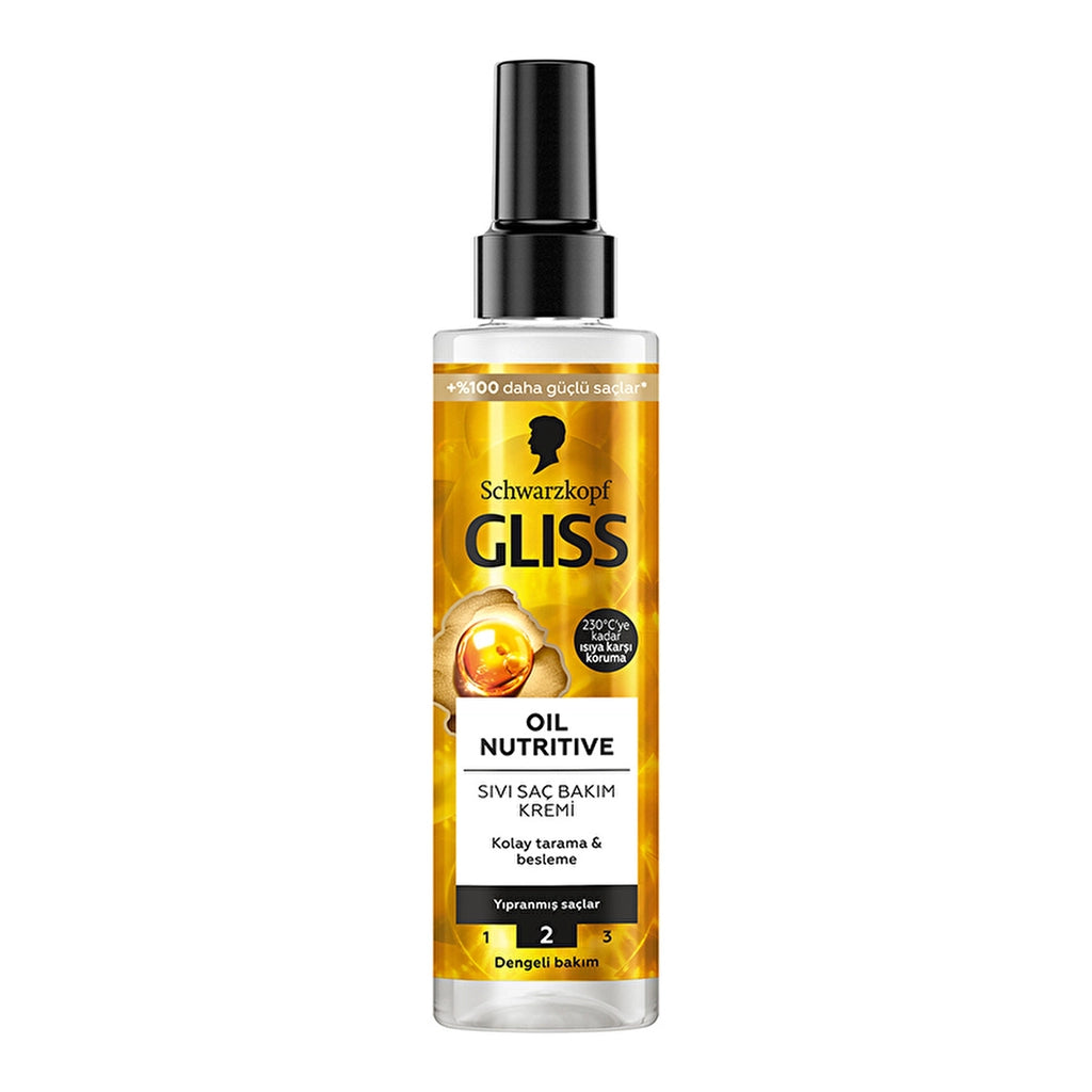 Gliss Oil Nutritive Liquid Hair Care Cream 200 ml