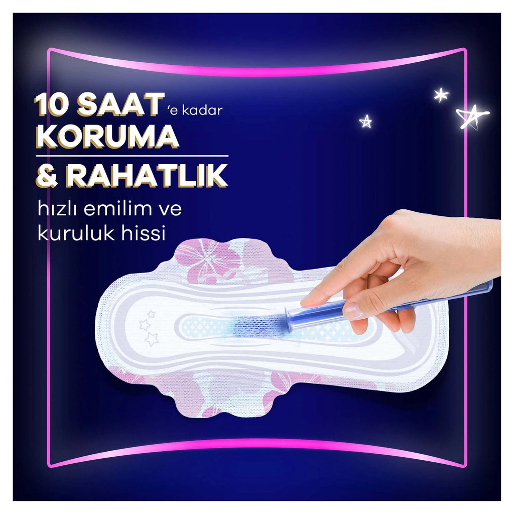 Orkid Platinum Night Extra (Size 4) Hygienic Pads 5 Pieces