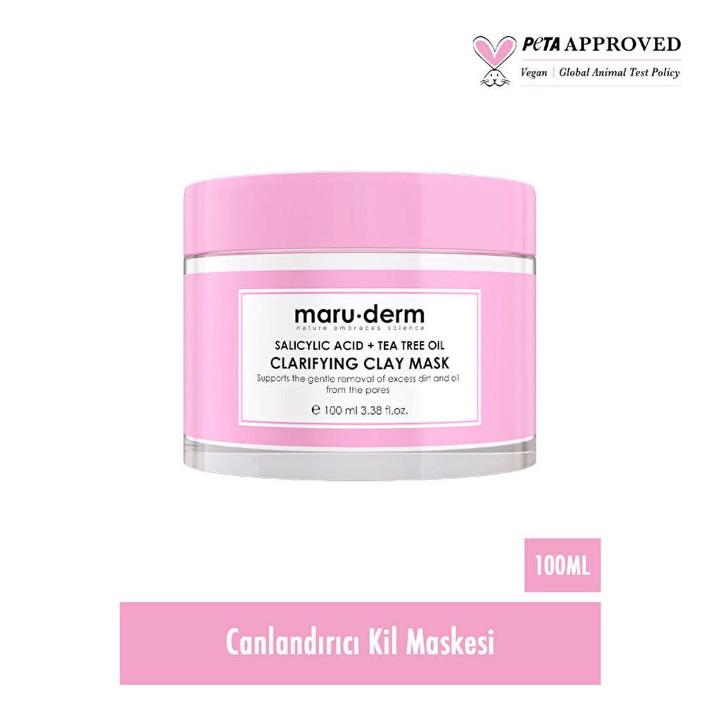 Maruderm Salicylic Acid + Tea Tree Oil Clay Mask 100 ml