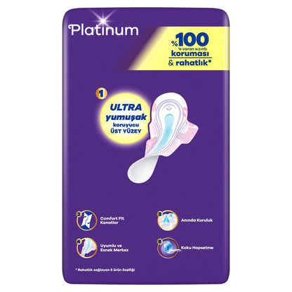 Orkid Platinum Normal (Size 1) Sanitary Pad 32 Pieces