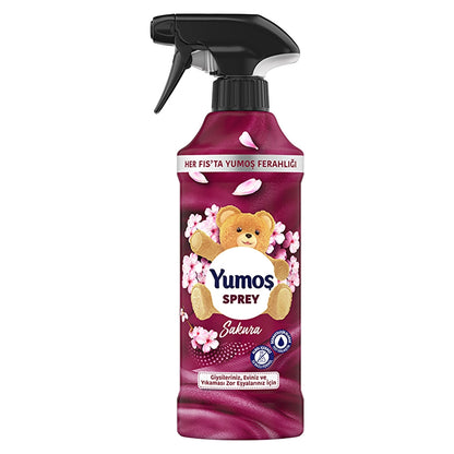 Yumoş Home and Textile Spray Sakura 450 ml for Hard-to-Wash Items
