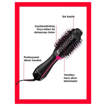 Revlon One Step Volumiser Hair Styler &amp; Hair Dryer Black RVDR5222E