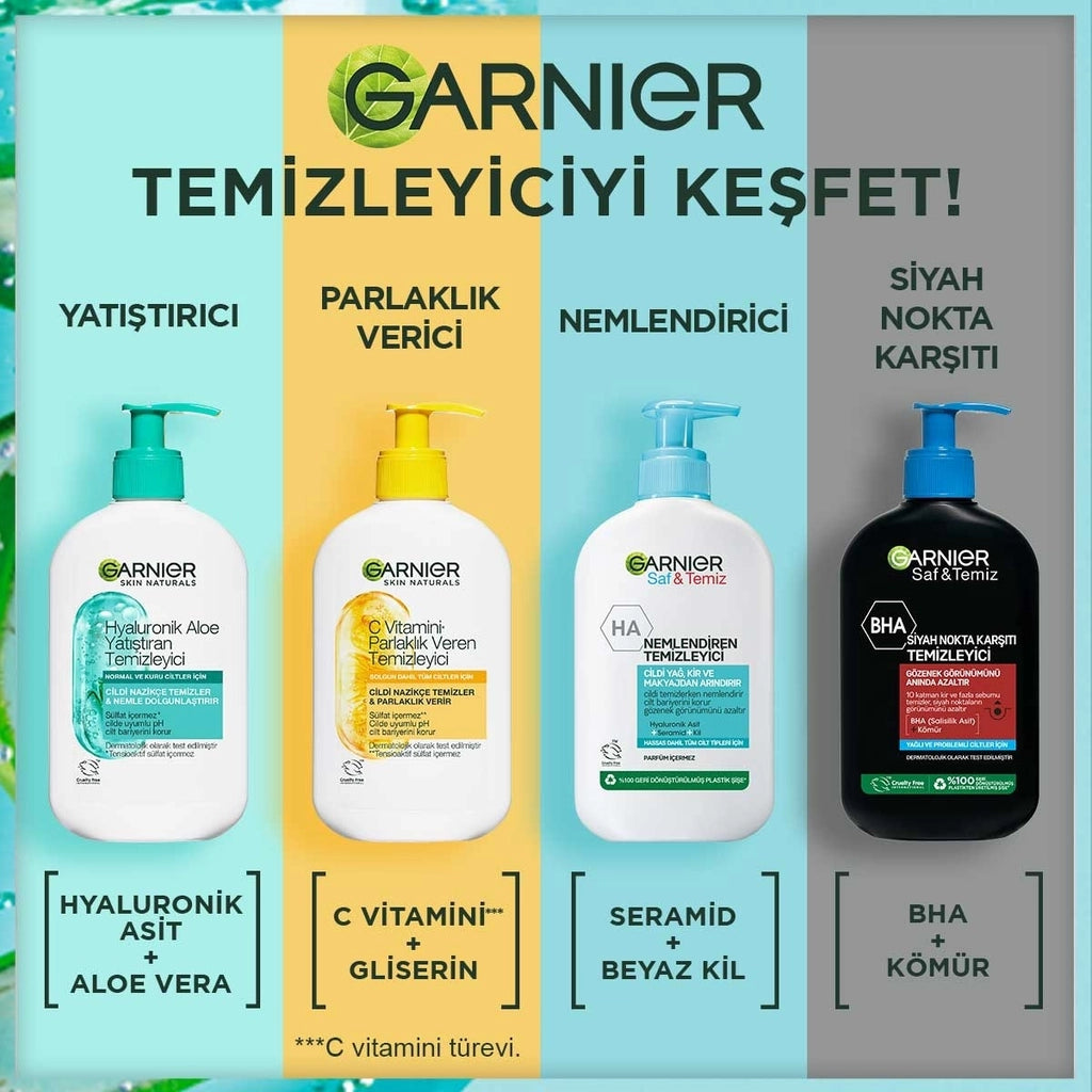 Garnier Hyaluronic Aloe Moisturizing and Soothing Cleanser 250 ml