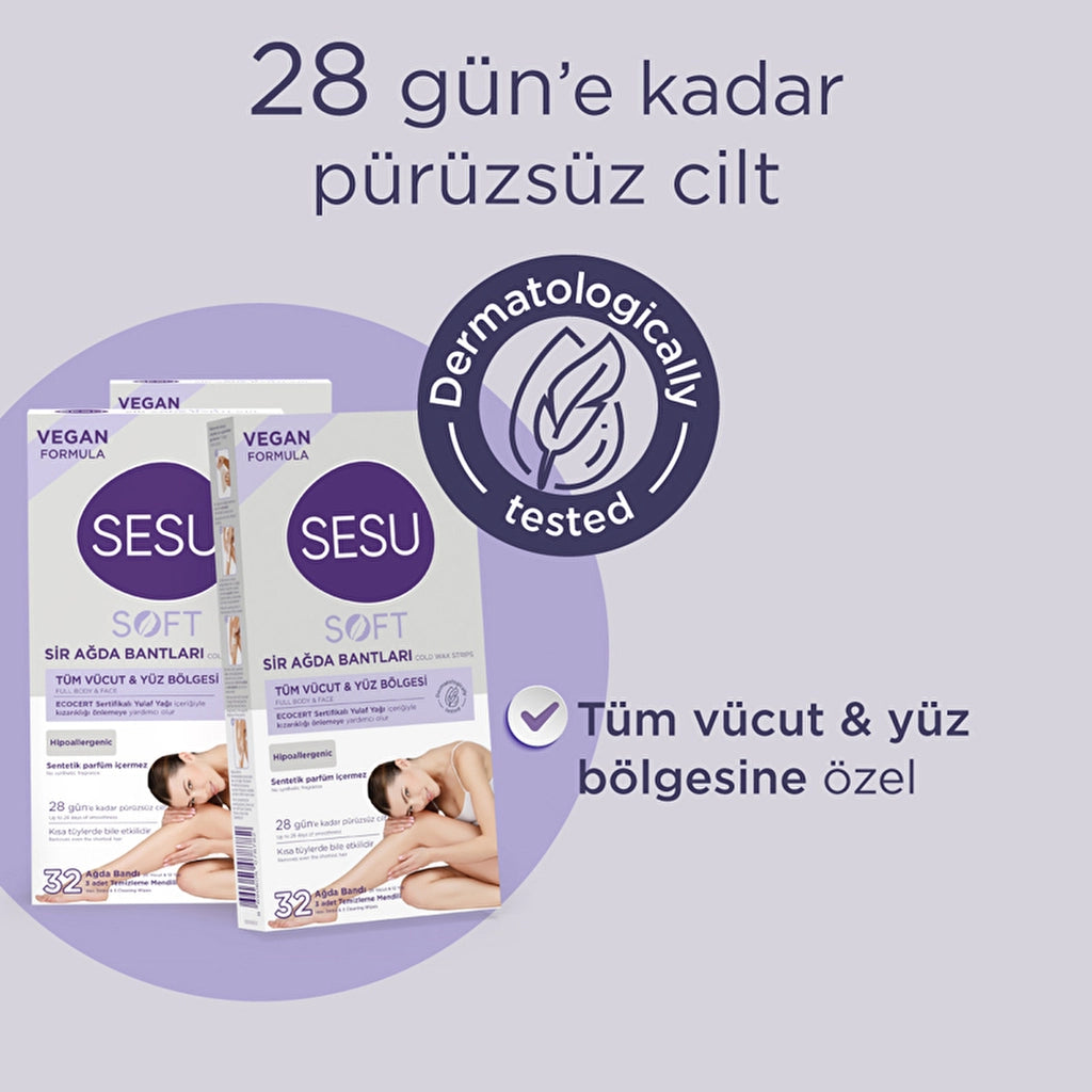 Sesu Soft Waxing Strips 32pcs