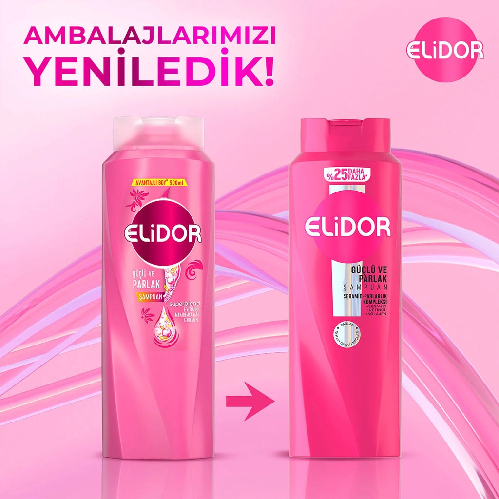 Elidor Superblend Shampoo Strong and Bright 500 ml