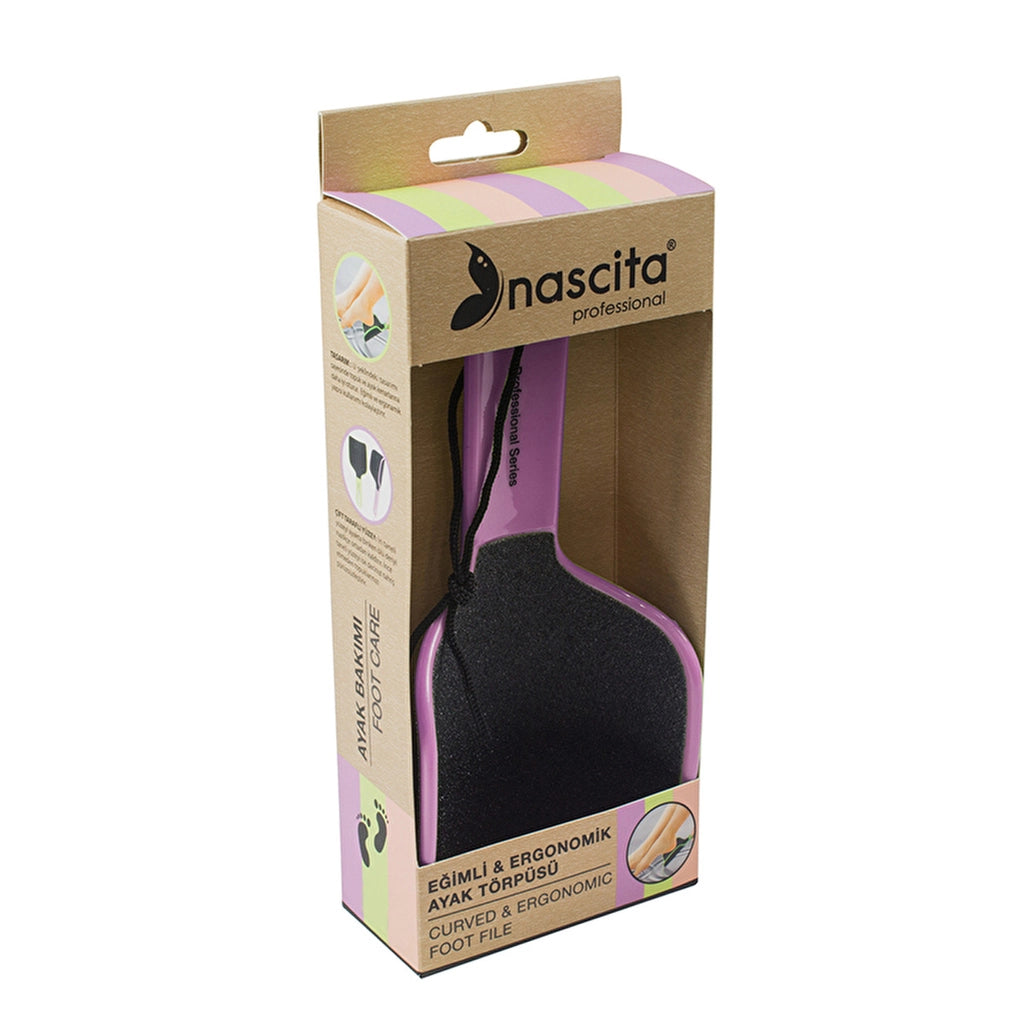 Nascita Professional Curved Foot File Light Purple