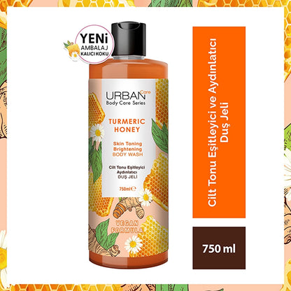 Urban Care Turmeric Honey Skin Tone Equalizing and Brightening Shower Gel 750 ml