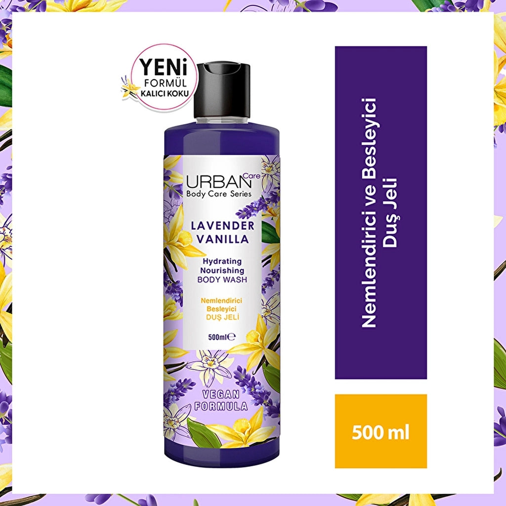 Urban Care Lavender &amp; Vanilla Renewing and Smoothing Shower Gel 500 ml