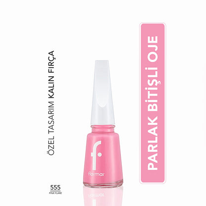 Flormar Nail Enamel Intensely Pigmented Nail Polish 320 Rose Taboo