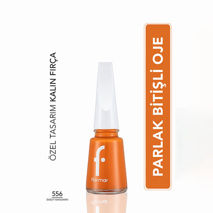 Flormar Nail Enamel Intensely Pigmented Nail Polish 310 Snow White