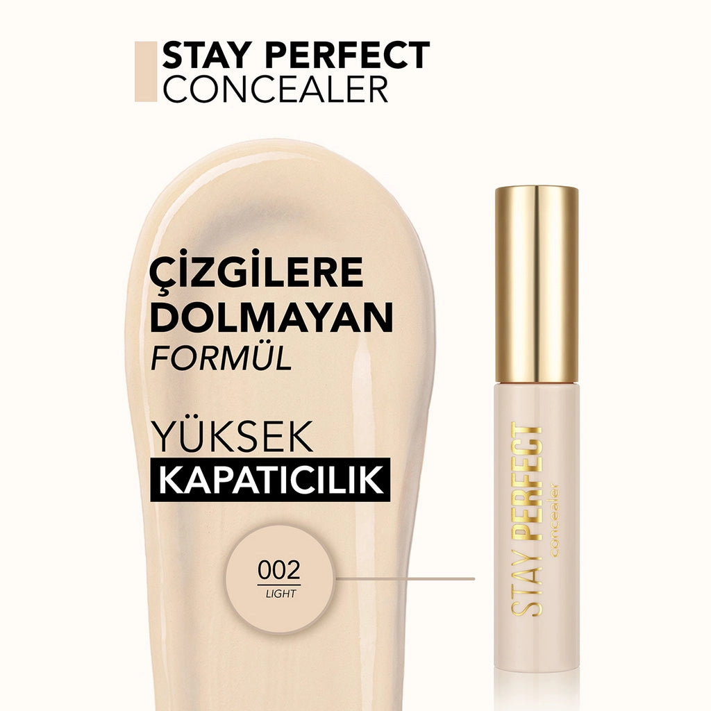 Flormar Stay Perfect Intensely Pigmented Concealer 002 Light