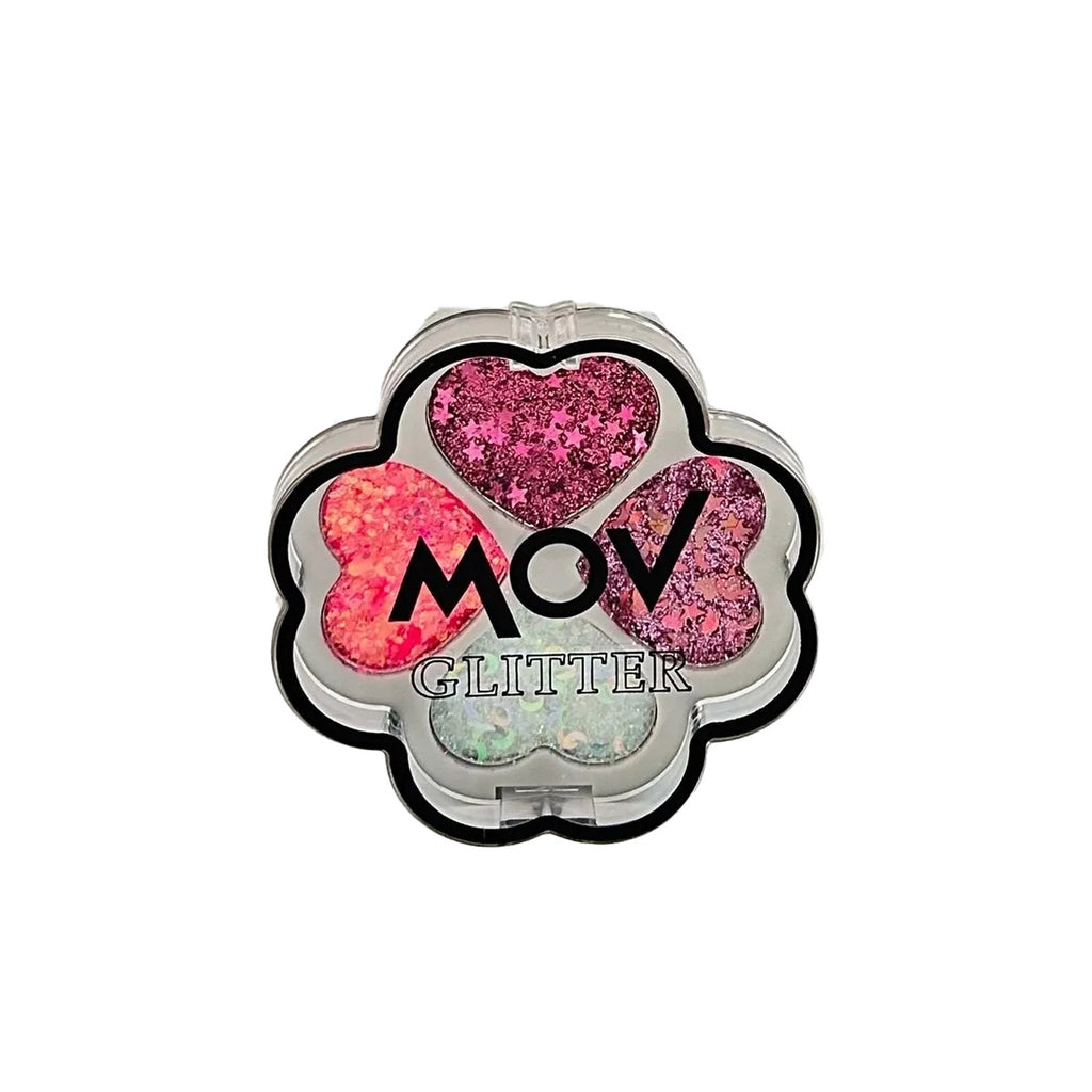 Mov Glitter Clover Eyeshadow Palette No: 3