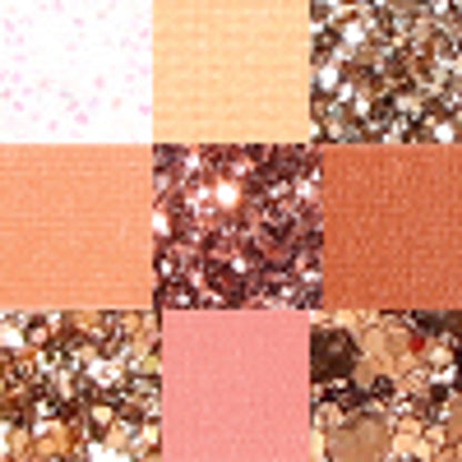 Mov Glitter 9-Piece Eyeshadow Palette No: 03
