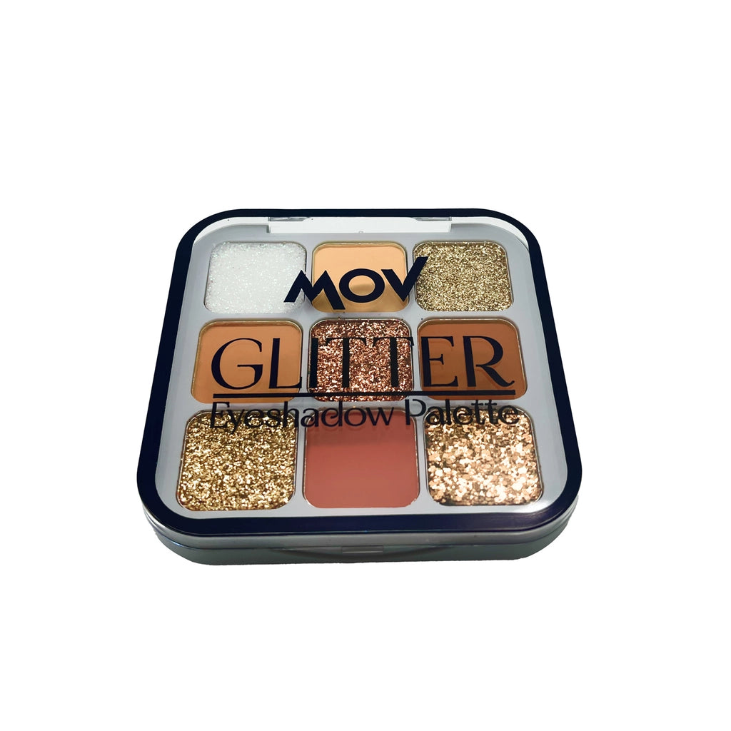 Mov Glitter 9-Piece Eyeshadow Palette No: 03