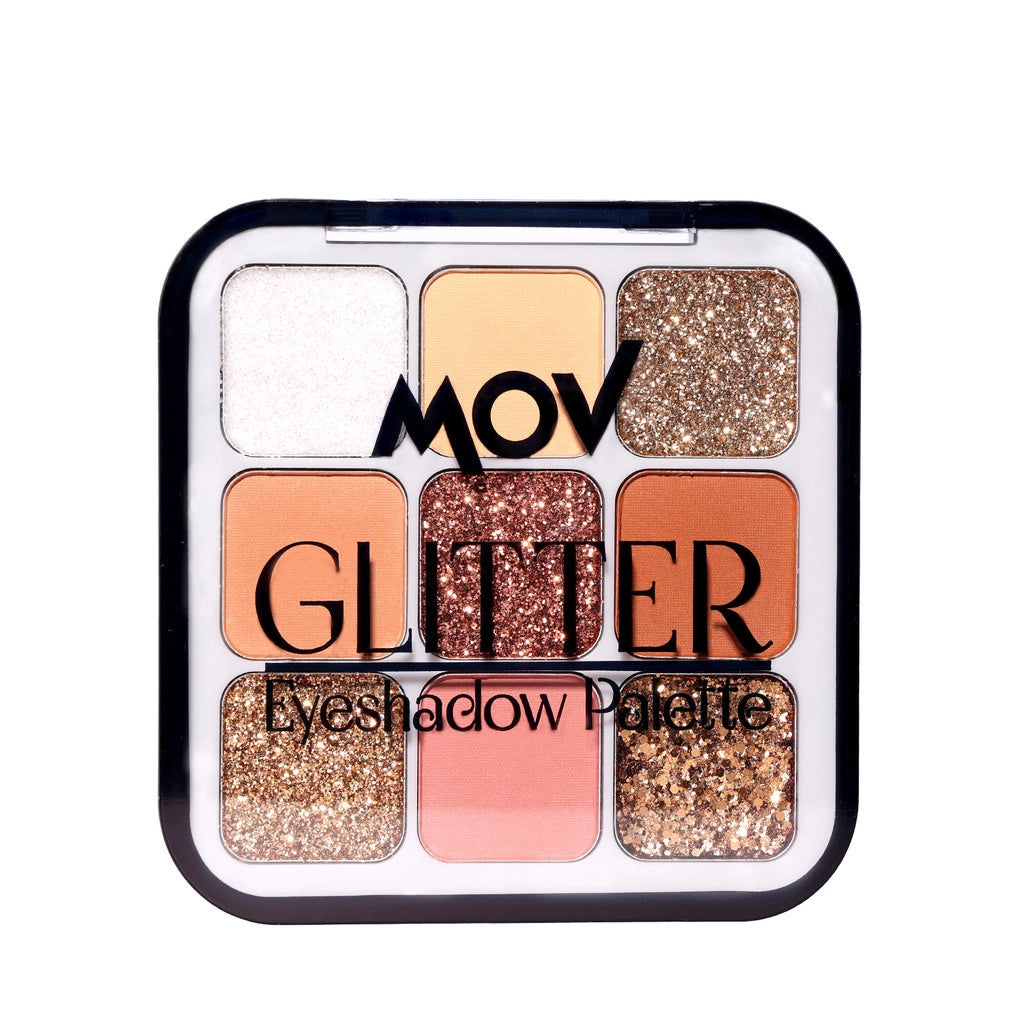 Mov Glitter 9-Piece Eyeshadow Palette No: 03