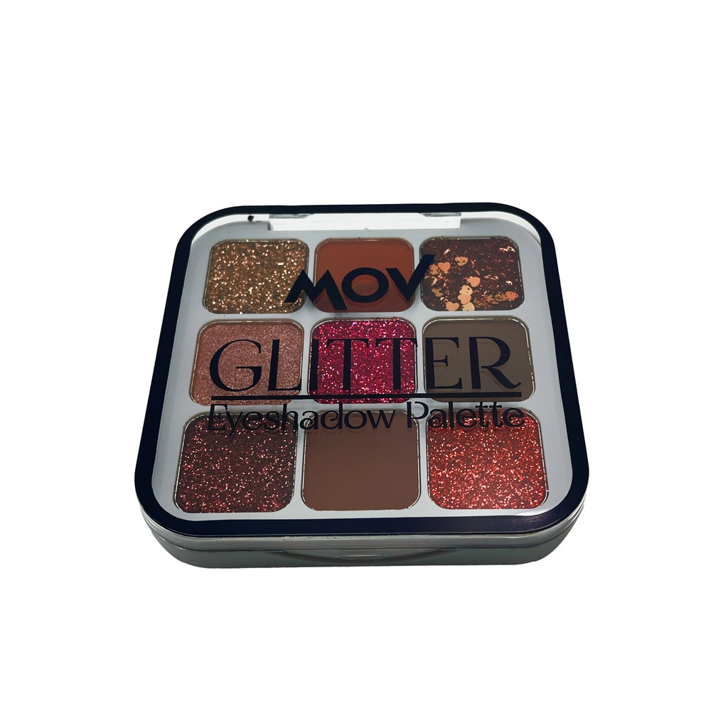 Mov Glitter 9-Piece Eyeshadow Palette No: 03