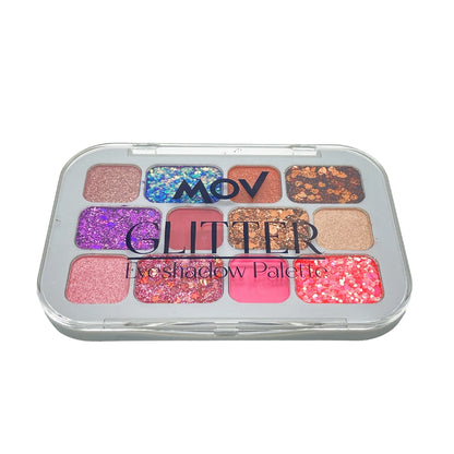 Mov Glitter 12-pack Eyeshadow Palette No: 03