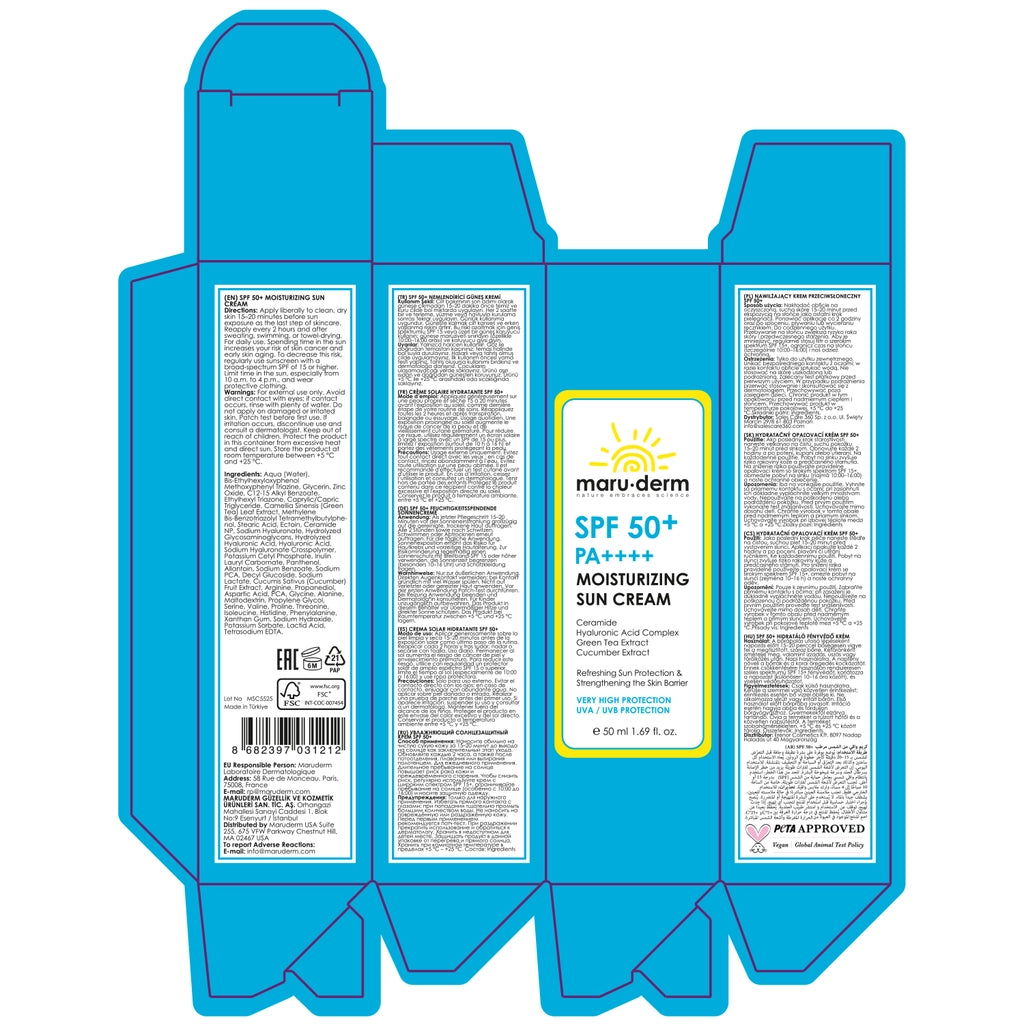 Maruderm 50+SPF Moisturizing Facial Sunscreen 50 ml
